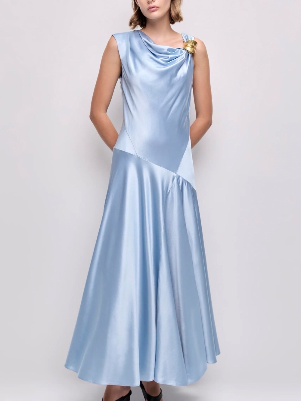 AJE Siren Midi Bell dress